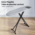 thumbnail image 2 of Burro de Planchar Plegable, 47.2×12.4 Pulgadas Tabla Planchar, Grande Altura Ajustable, Closet con Soporte para Uso Familiar, 2 of 7