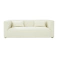thumbnail image 3 of Callie Cream Velvet Sofa, 3 of 4