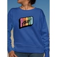 thumbnail image 2 of Proud Ally Colorful Banner Sweatshirt Women -Smartprints Designs, Female XX-Large, 2 of 4