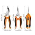 thumbnail image 3 of Gardening Scissors Set, Stainless Steel, 5 Piece Tool Kit for Garden Branches, Flower Cutting, Household Use, Perfect for Gardening and Outdoor Activities, Sharp and Durable, 3 of 6
