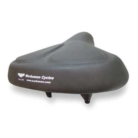 WORKSMAN 6911v Bicycle Seat 13 In. Extra Wide (Best Touring Bike Seat)