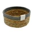 thumbnail image 4 of Cesta de almacenamiento, cesta tejida, cesta para servir, contenedores de almacenamiento de gran capacidad para gabinete, dormitorios, organización universitaria, juguetes para 15cmx8cm Gris Macarena Cesta de almacenamiento, 4 of 8