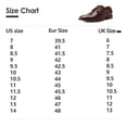 thumbnail image 7 of Bocca Men's Formal Business Shoes Dark Brown Classic Lace Up Oxford Shoes 13M, 7 of 7