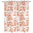 thumbnail image 4 of Outdoor Curtains for Patio Waterproof Orange Fruit Indoor/Outdoor Curtain Tiebacks Berry Leaves Nature Privacy Curtain Sun Block Grommet Drapes for Pergolas Gazebo Porch Balcony 2 Panel 54x108 Inch, 4 of 9