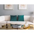 thumbnail image 2 of Set of 2 Comfortable Throw Pillow Cover for Bedding, Decorative Accent Cushion Sham Case for Couch Sofa, Soft Solid Velvet with Zipper Hidden - 18x18", 2 of 6