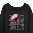 thumbnail image 3 of Marvel X-Men - Gambit Stack - Women's French Terry Pullover Sweatshirt, 3 of 5