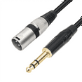 thumbnail image 3 of 1/4 Inch to XLR Male Balanced Signal Interconnect Cable 6.35mm to XLR Patch Cable Microphone Balanced Cable 300cm, 3 of 7