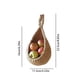 thumbnail image 5 of Cesta colgante BuyWeek para frutas y verduras de yute tejida a mano, 5 of 12