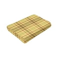 thumbnail image 6 of ZICANCN Anti-Pilling Flannel Bed Throw Blankets Plaid Gold Pattern , Couch Ultra Soft Micro Fleece Sofa Bed Camping Travel Blanket for Adults 50"x40", 6 of 8