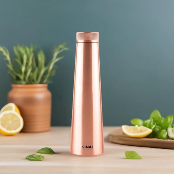 SINAL Leak Proof 1000 ml Bronze Copper Water Bottles