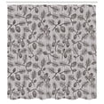 thumbnail image 3 of Ambesonne Pine Cone Shower Curtain, Twigs Spruces Christmas, 69"Wx75"L, Warm Taupe Dark Brown, 3 of 3