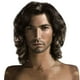 thumbnail image 3 of Pelucas con flequillo para mujer, peluca ondulada suelta, pelucas modernas y geniales, cabello natural corto, color chocolate, peluca atractiva, peluca para hombre., 3 of 3