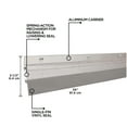 thumbnail image 3 of M-D Building Products 07237 36 in. Silver Aluminum and Vinyl Flex-O-Matic Screw-on Door Sweep, 3 of 7