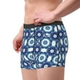 thumbnail image 2 of Fotbe Vintage Blue Men’s Total Support Pouch Boxer Briefs, X-Temp Cooling, Moisture-Wicking Underwear, Regular, Long-leg and Trunk-XX-Large, 2 of 6