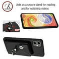 thumbnail image 6 of Allytech Galaxy A05 Wallet Case with Ring Holder Stand, Premium PU Leather Cards Slots Back Cover Shell Shockproof Phone Case for Samsung Galaxy A05, Black, 6 of 6