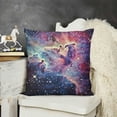 thumbnail image 2 of Throw Pillow Cover Outer Space Galaxy Pattern Universe Space Nebula Astronomy Theme Mystery Astral Cluster Decor Lumbar Pillow Case Cushion for Sofa Couch Bed Standard Queen, 2 of 5