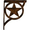thumbnail image 4 of Ekena Millwork 1 1/2"W x 7 1/2"D x 10"H Austin Wrought Iron Bracket, (Single center brace), Antiqued Bronze, 4 of 10