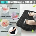 thumbnail image 2 of Foot Rest Under Desk, Office Desk Footrest, Rocking Foot Nursing Stool, Rocker Balance Board, Ergonomic Design for Posture Support, Office and Home Use, 2 of 7