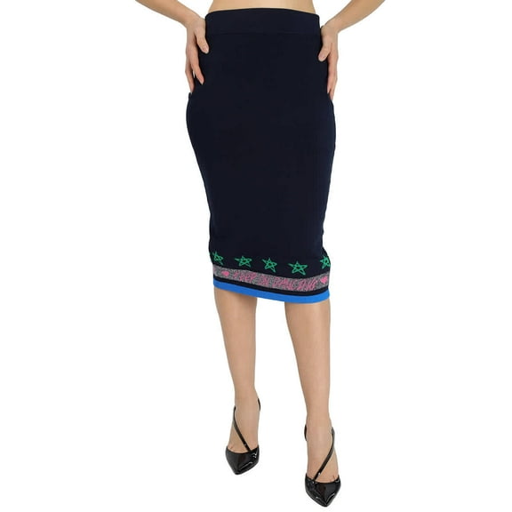 J-WON  Blue Tube Skirt, Size X-Small