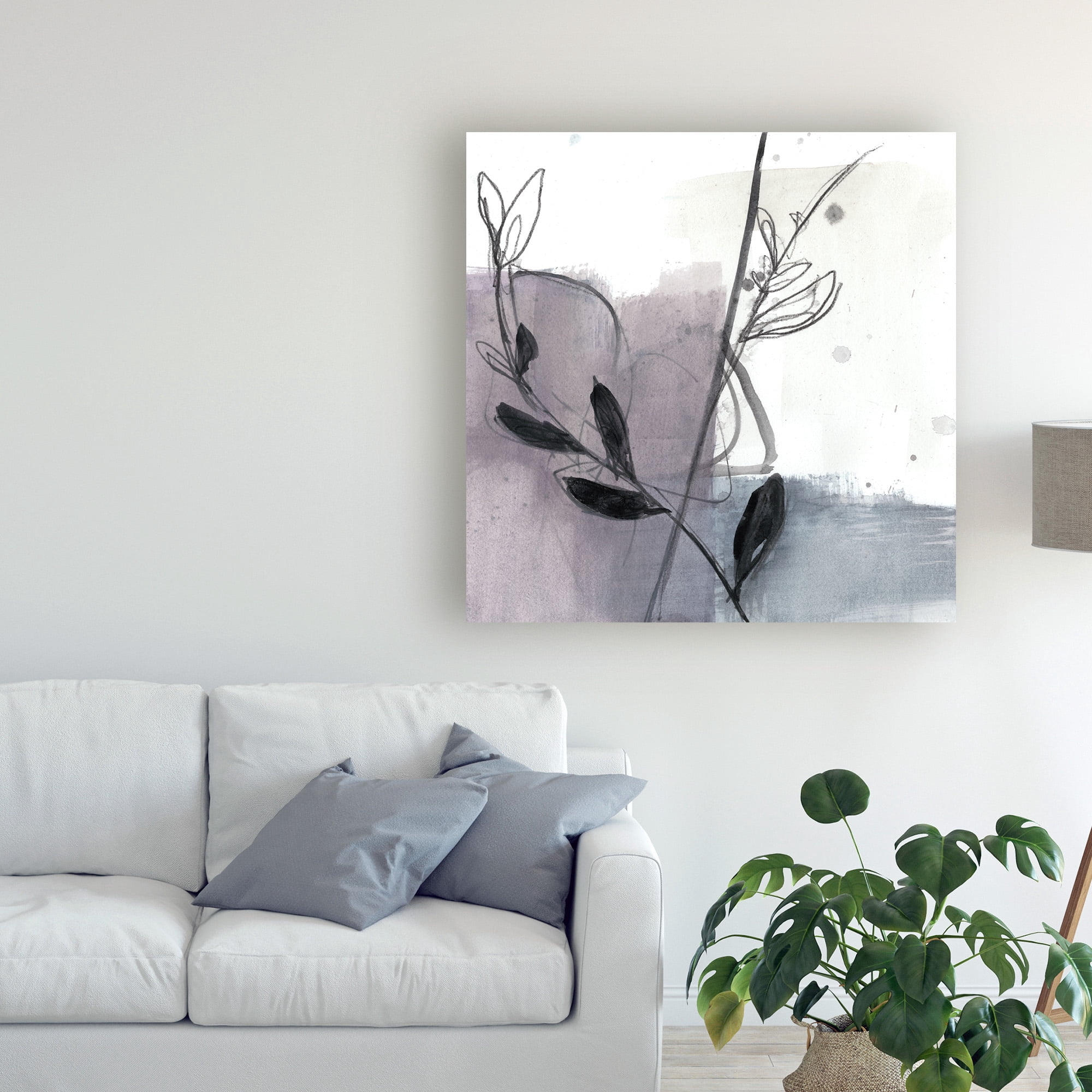Trademark Fine Art 'UA CH Blush Flower Splash VII' Canvas Art by Jennifer Goldberger