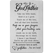 Godfather Gifts from Godkids, Godfather Proposal Gifts Card for Men, Godparent Gift from Godchild,Birthday Fathers Day