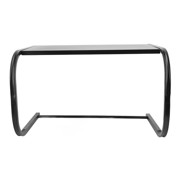 Suodoka 2‑Tier L‑Shaped Microwave Rack – Heavy‑Duty Carbon Steel, 44‑lb Capacity, Space‑Saving Kitchen Organizer, Black