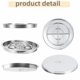 thumbnail image 5 of Yeshouse bandeja redonda empotrable para fogata, acero inoxidable, compatible con propano y gas natural, kit de encendido por chispa, 48,000 BTU, ideal chimeneas interiores y exteriores, 5 of 7