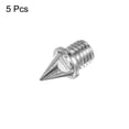 thumbnail image 3 of Uxcell Track Spikes 1/4 Inch Alloy Steel Replacements for Track Shoes, Silver Tone, 5 Pieces, 3 of 5