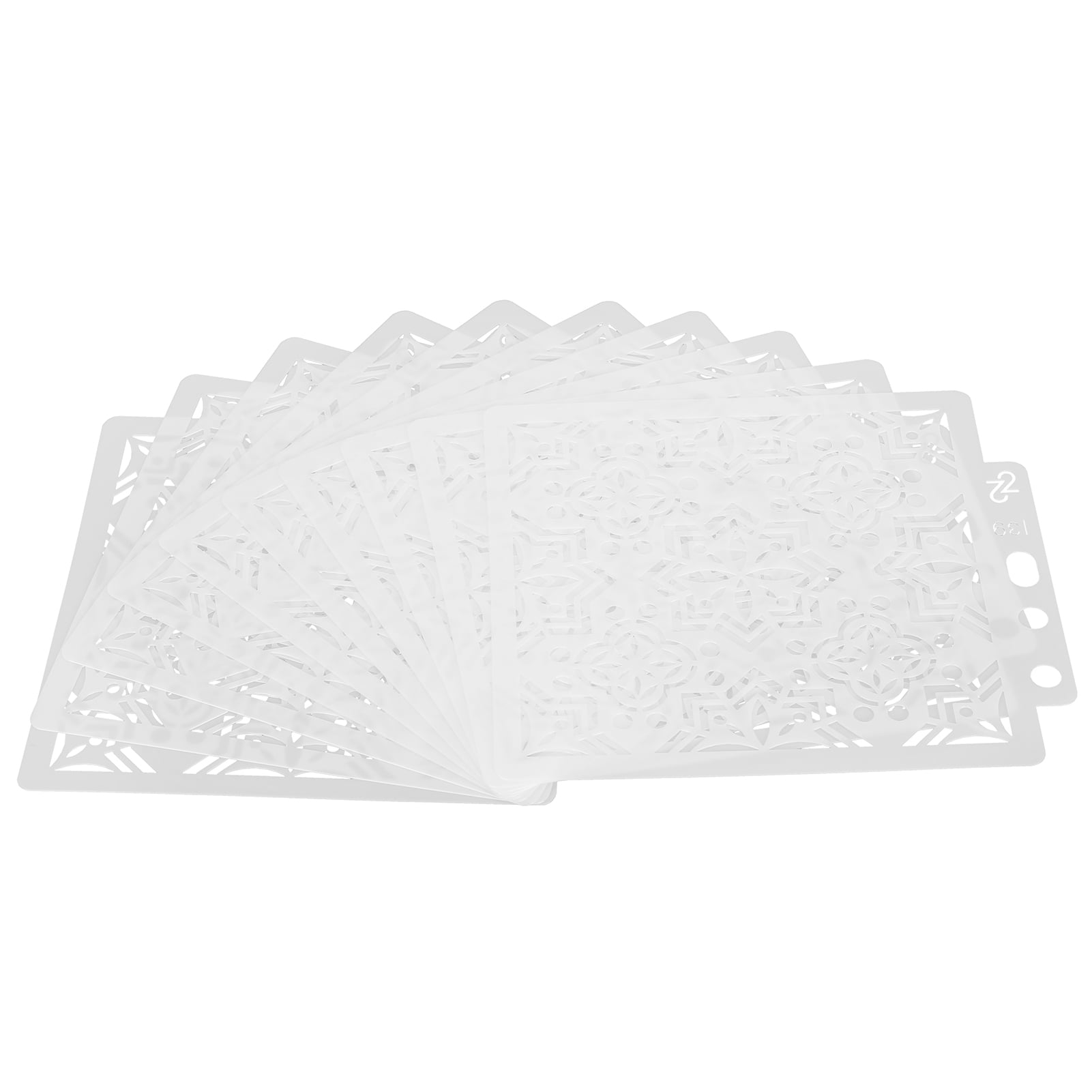 Cergrey 10Pcs Mandala Template Painting Drawing Stencils Reusable DIY