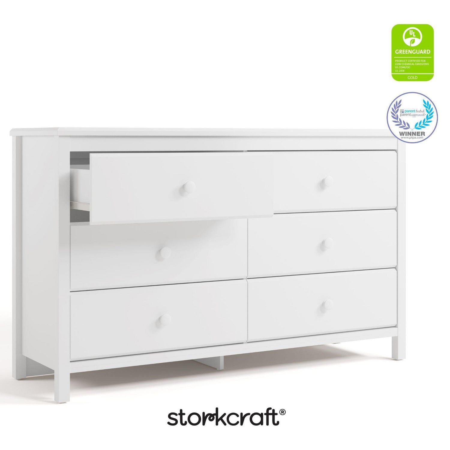 Storkcraft Alpine 6-Drawer Double Dresser