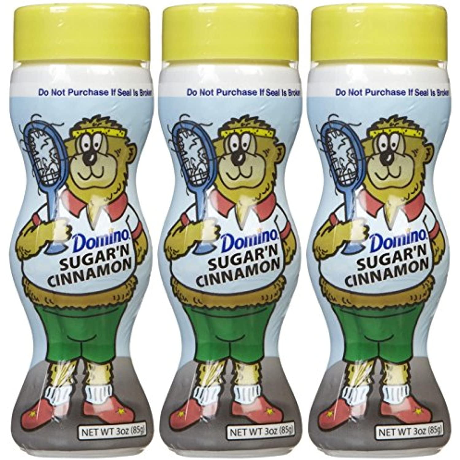 Domino Sugar & Cinnamon Shakers, 3 Oz, 3 Pk