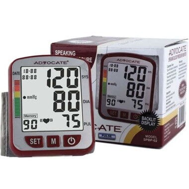 Advocate Personal Wrist Blood Pressure Monitor 407-FG