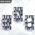 thumbnail image 7 of Yayeee Blank Wall Plate Cover 1-Gang 4.5"x2.7" Home Unused Decorative Outlet, Blue Cats and Hearts, 7 of 7