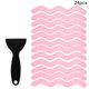 thumbnail image 3 of Kearding Adhesivo antideslizante Piso Bañera Anti-skip Calcomanía Hogar Baño Cocina PEVA S Forma Cinta rosado, 3 of 6
