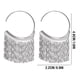 thumbnail image 3 of Pendientes para mujer, regalos para mujer, pendientes de borlas festoneadas de moda, pendientes perforados para mujer, día de San Valentín, día de la madre, boda, etc. los pendientes, 3 of 3