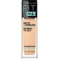 thumbnail image 2 of Maybelline Fit Me Matte + Poreless Liquid Foundation Makeup, Soft Sand, 1 fl; oz; Oil-Free Foundation, 2 of 2