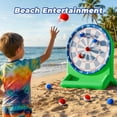 thumbnail image 6 of Fun Pool Toys  Inflatable Dart Board Toss Water Game Swimming Float Beach Yard Outdoor Play Summer Birthday Party Sport Gift 3 4 5 6 7 8 9 12 Yrs Boy Girl Teen Adult Family-green, 6 of 8