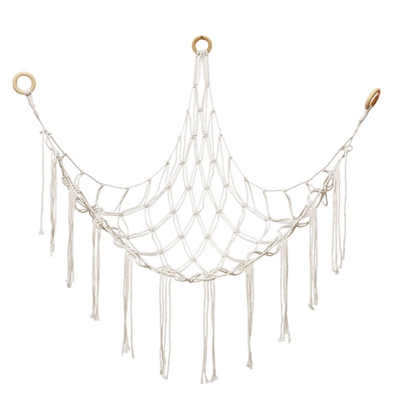 Stuffed Animal Storage Hammock or Net Corner, Large Toy Hammock Net for Stuffed Animals Room Decor, Cute Wall Bedroom Home Decor