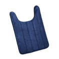 thumbnail image 3 of 2xAlfombra de baño absorbente, alfombra antideslizante para Pedestal de inodoro, alfombra para y baño 2 piezas, 3 of 9