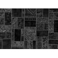 thumbnail image 1 of Ahgly Company Indoor Rectangle Patchwork Gray Transitional Area Rugs, 2' x 4', 1 of 4