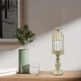 thumbnail image 7 of Retro Shabby Candle Holder, Decorative Birdcage Candle Holder Vintage Metal Candlestick for Wedding ,Party Home Decor White 15 Inch, 7 of 7