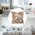 thumbnail image 3 of Bird, branch, flowerslinen toss pillowcase decoration pillowcase gifting preferred 24x24 inch cushion cover sofa pillowcase sofa bedroom living room car, 3 of 8