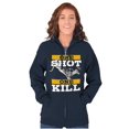 thumbnail image 3 of Hunters One Shot Buck Hunting Zip Up Hoodie Men's Women's Brisco Brands L, 3 of 6