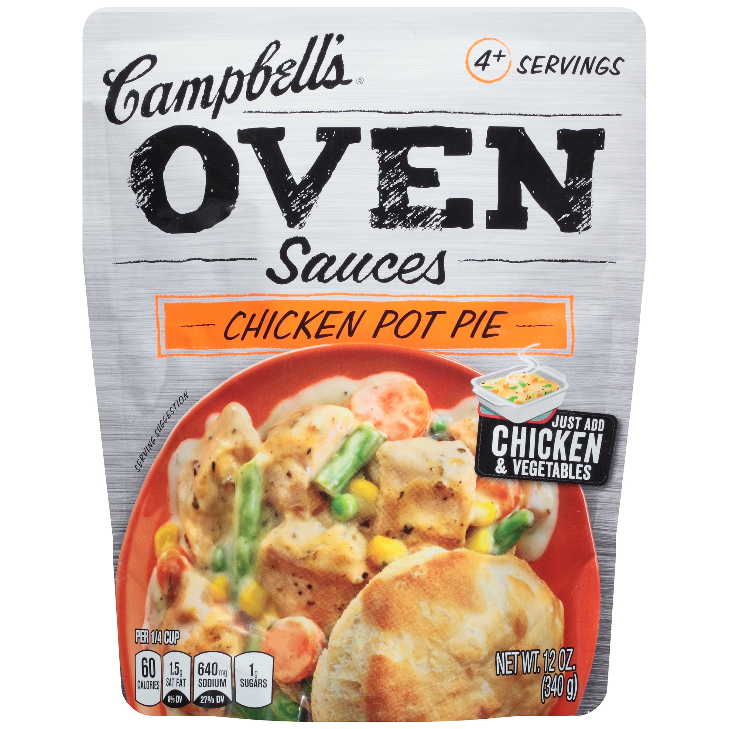 Campbell's Oven Sauces Chicken Pot Pie Cooking Sauce, 12 oz by Campbell Soup Company