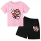 thumbnail image 3 of Conjunto de dos piezas de camiseta y pantalones cortos de algodón de Super Sonic Bros, conjuntos de ropa para niños, bebés, niños y niñas, camisetas, pantalones, traje, 3 of 5