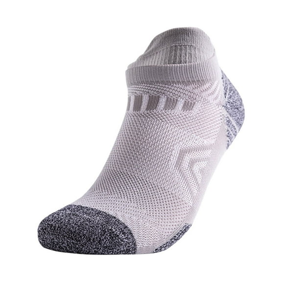 MZXELPRJD No Show Socks Womens Mens Daily Leisure Simple Solid Color Towel Bottom Thickened Cushioning Sweat Absorption Breathable Running Short Socks, Womens Socks Size 7-9 Grey