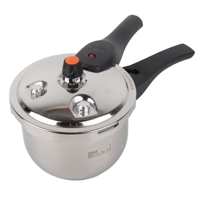 Pressure Cooker, 304 Stainless Steel Kitchen Pressure Cooker with Non Stick Coating, Rapid Cooking Safe Explosion Proof Small Cooking Pot Compatible with Gas Stove Induction Cooker