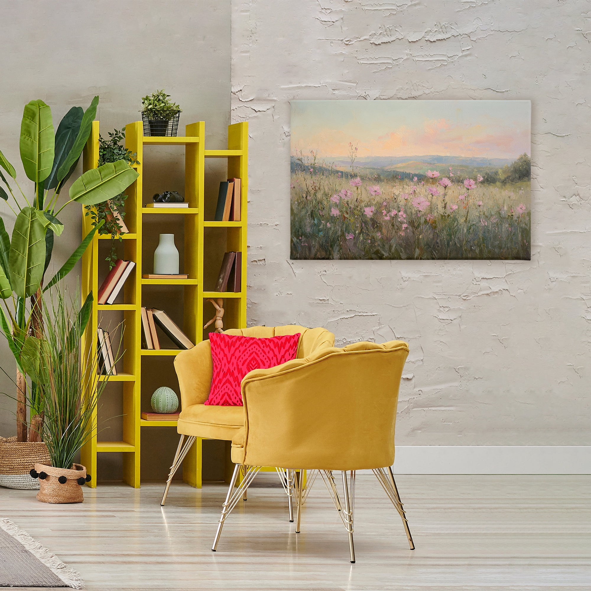 Stupell Industries Tranquil Meadow At Dawn Canvas Wall Art, design by Petal Prints Design