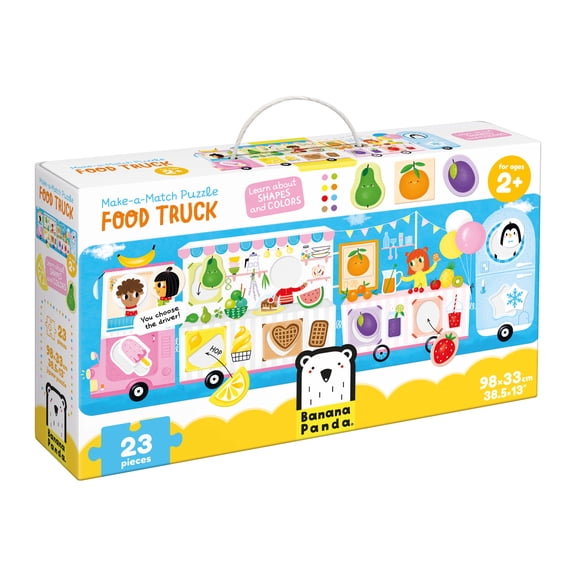 Banana Panda Make-A-Match Food Truck Puzzle