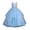 Light Blue, variant on Girls Sleeveless Embroidered Princess Gala Dress Kids Prom Dress